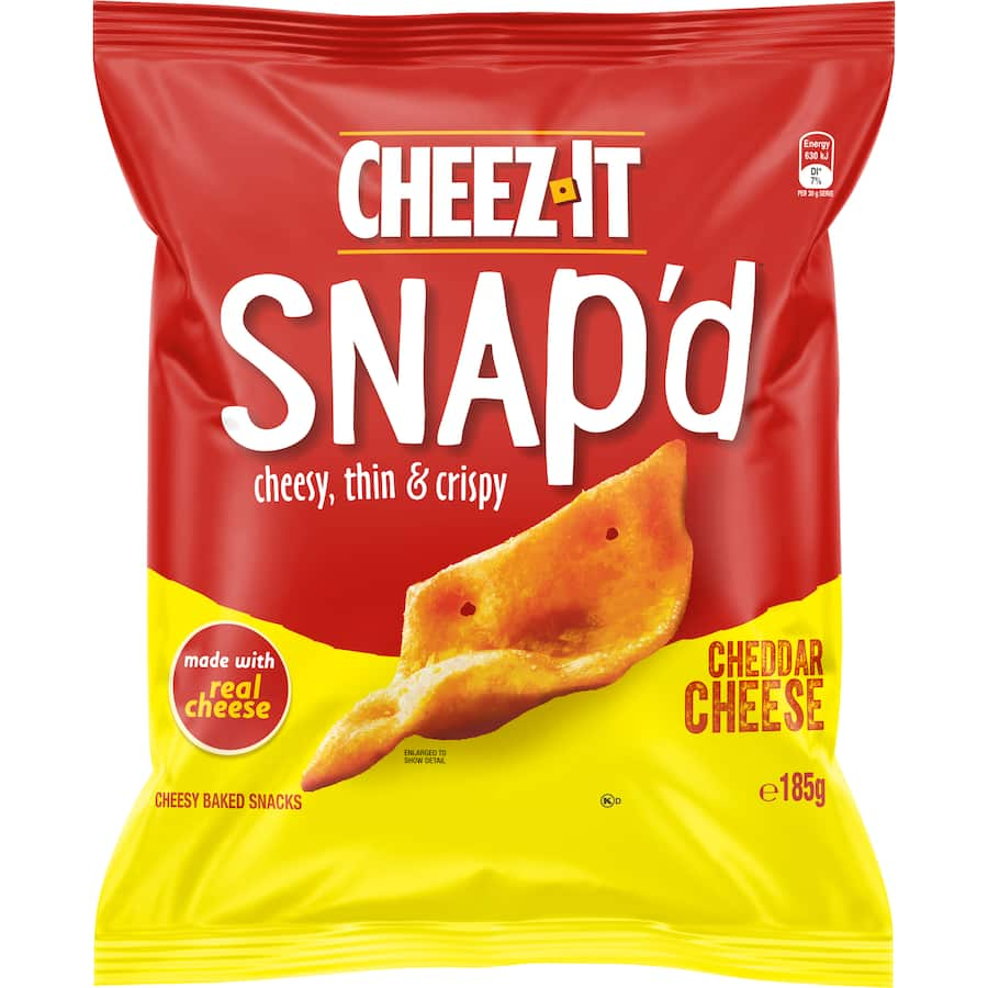 Cheez It Snap'd Chips Cheddar Cheese