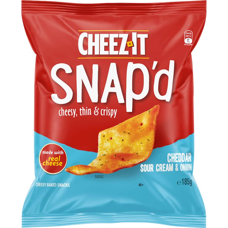 Cheez It Snap'd Chips Sour Cream & Onion