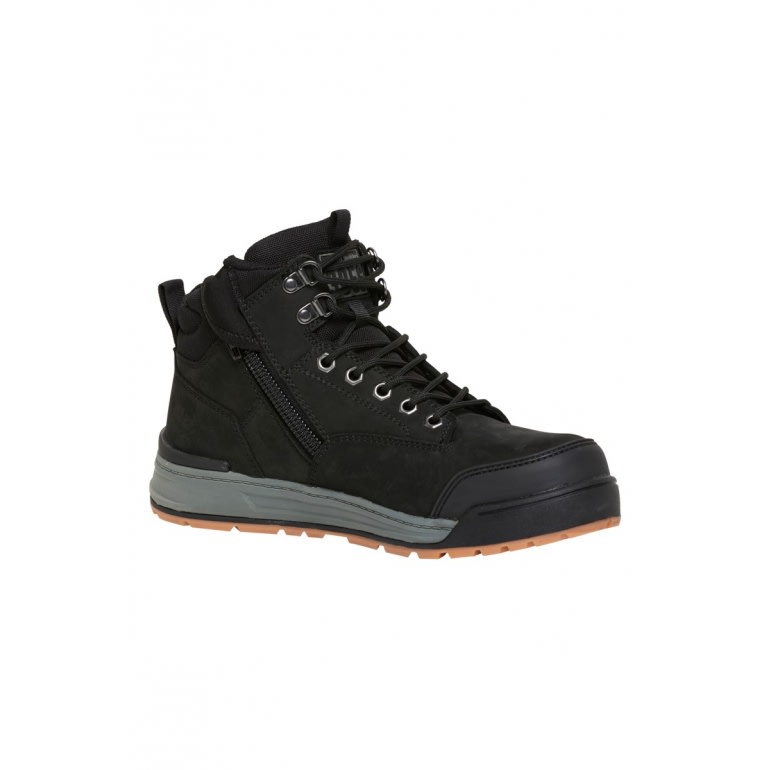 Hard Yakka, 3056 Zip Sided Safety Boot, Y60201 - Standard (Size: 13)
