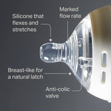 Tommee Tippee Baby Teat Natural Start Medium Flow - 2 pack