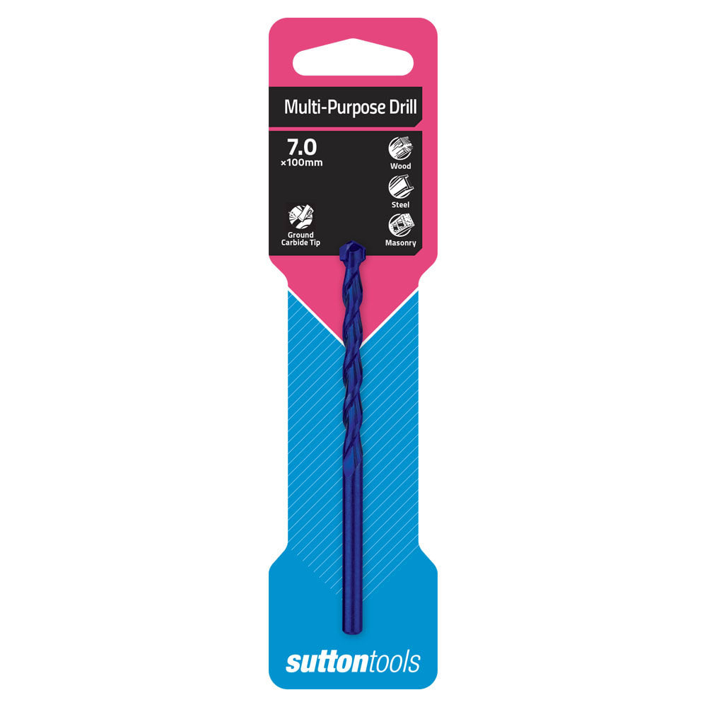 Sutton Multi-Purpose Drills - Standard Length 7 x 100mm