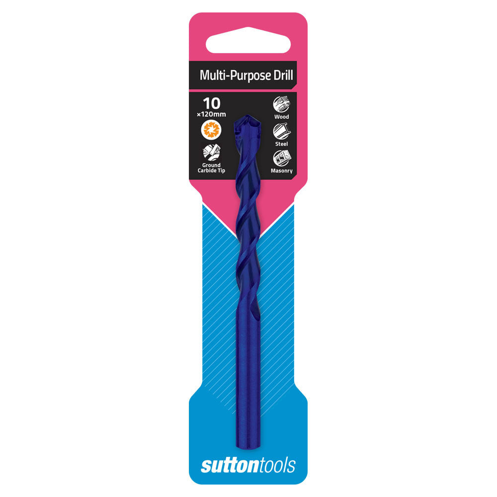 Sutton Multi-Purpose Drills - Standard Length 10 x 120mm