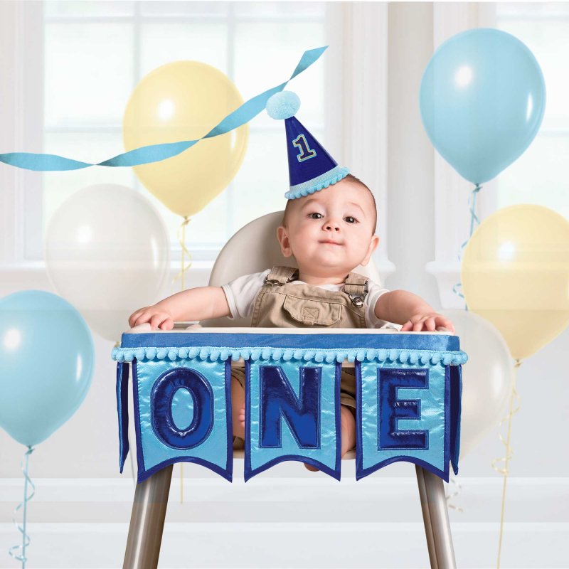 Highchair Decoration - 1st BDAY Deluxe Boy