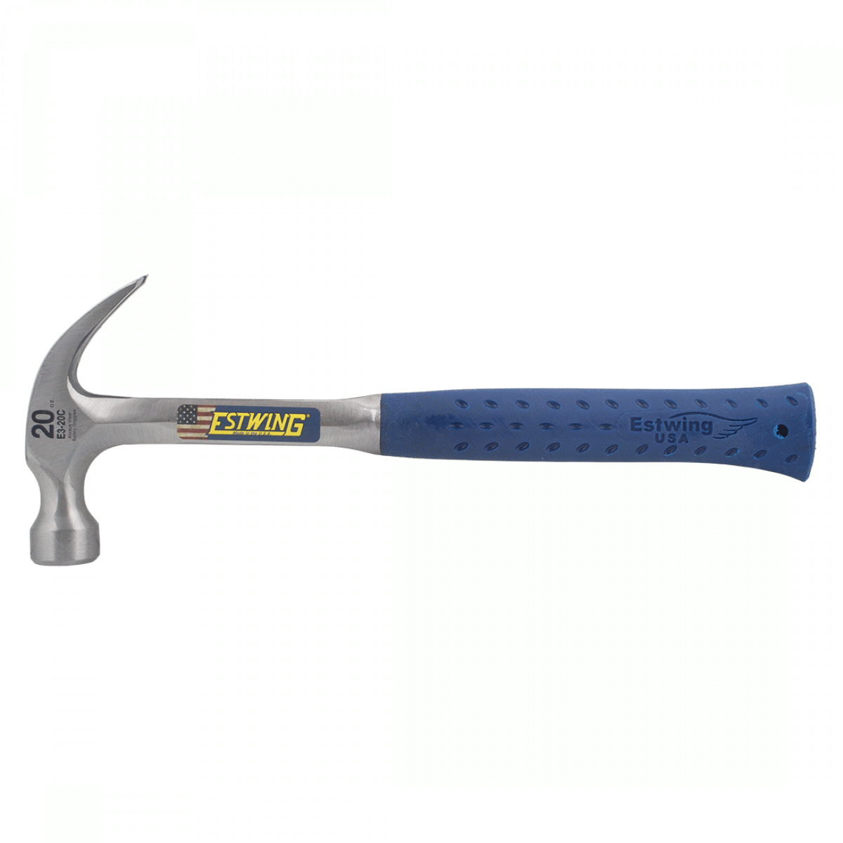 Estwing Curved Claw Hammer with Vinyl Grip 20oz