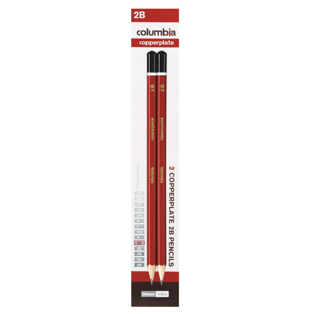Columbia Copperplate Lead Pencil Hexagonal 2b Pk2