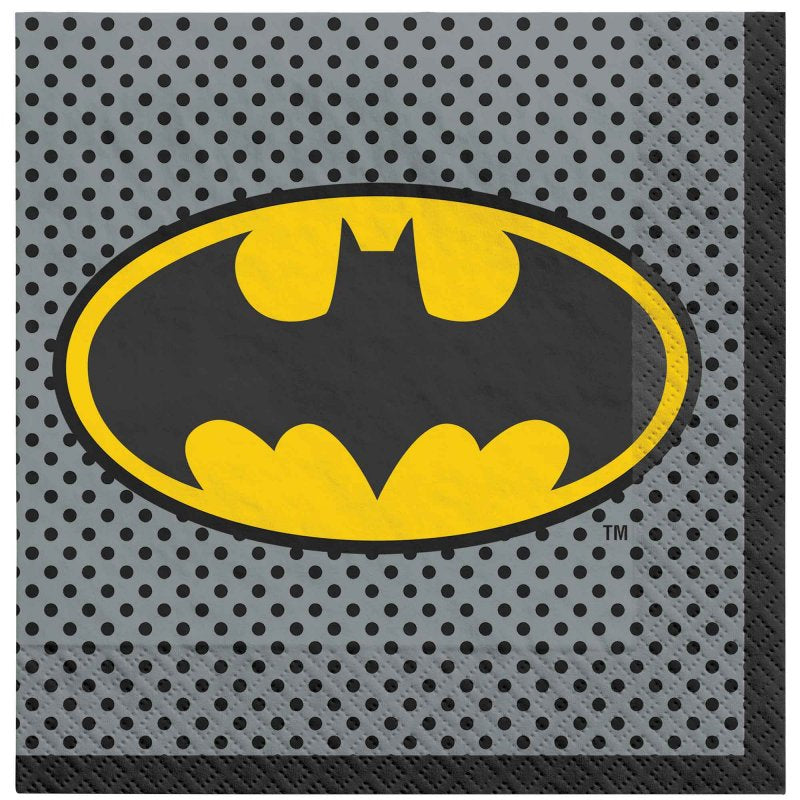 Lunch Napkins - Batman Heroes Unite (Pack of 16)