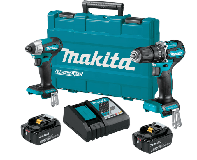 Makita 18V LXT Sub-Compact 5.0Ah DLX2414ST-2 Piece-Combo Kit