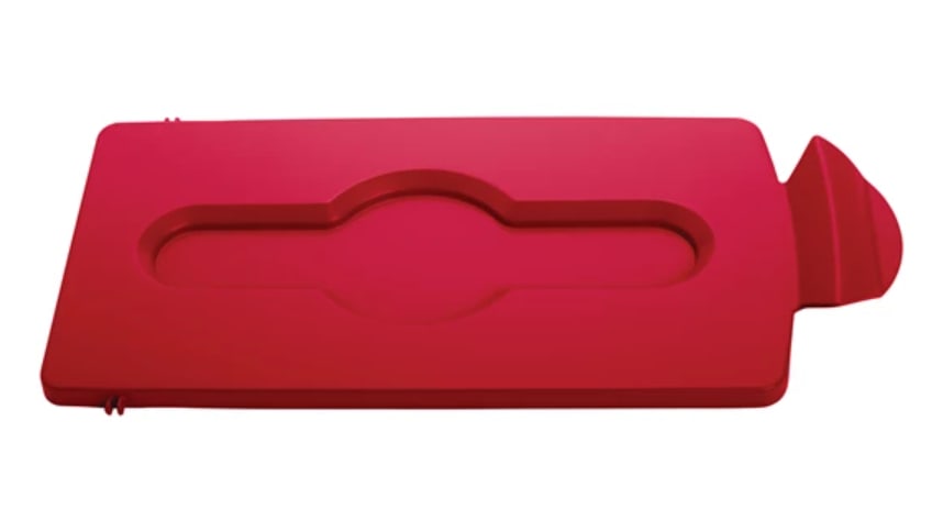 Slim Jim Recycling Station Red Closed Lid Insert (Each)