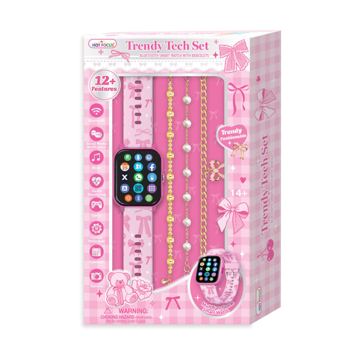 Kids Smart Watch & Stack Bracelet - Bowtiful