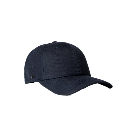 Navy UFlex Cap by Premium Apparel, featuring a structured design, pre-curved peak, and comfortable snapback fit.
