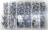 Class 8.8 M6 Bolt/Nut/Washer Assortment Kit 525 piece