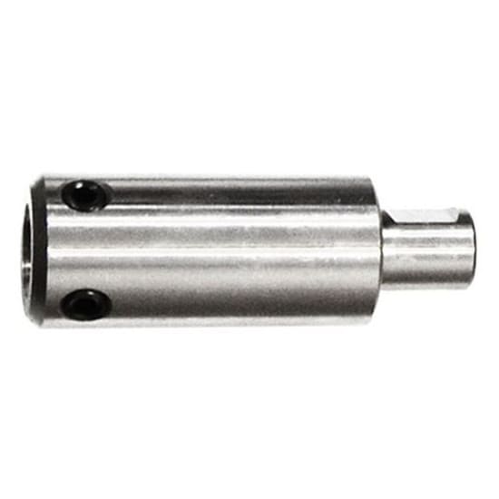 Holemaker Extension Arbor for 8mm pilot pin, extends drilling by 25mm for deep, precise cuts in woodworking and metalwork.