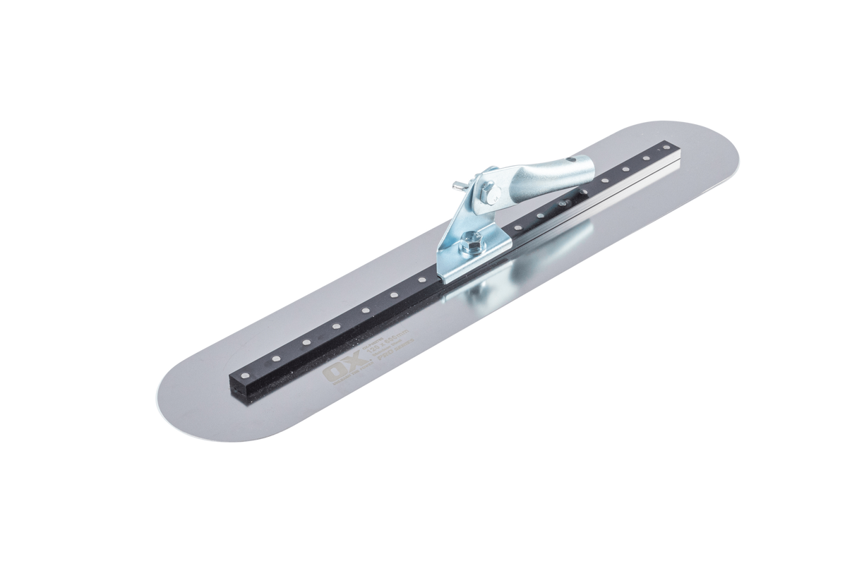 OX Stainless Steel Fixed Walking Trowel 120mmx900mm