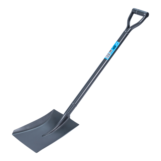 Premium OX Concreters Hammertone Shovel with robust all-steel design, 1040mm length, and ergonomic D handle for comfort.