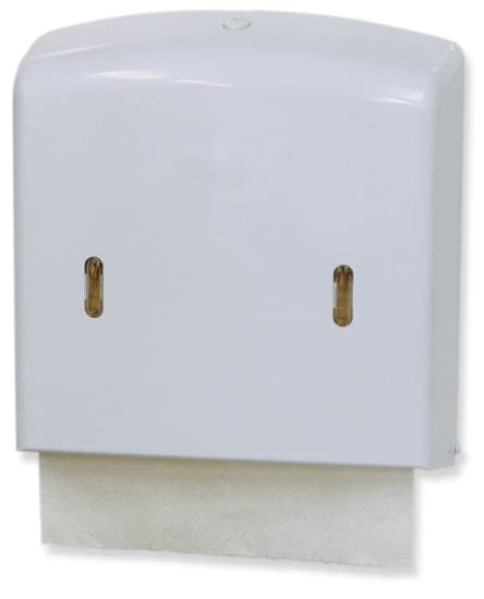 Slim Multifold Paper Towel Dispenser designed for space-saving towel access, ideal for home or commercial use.