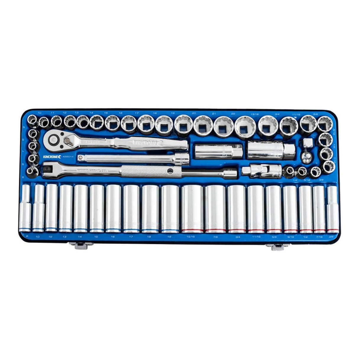 Kincrome Socket Set - Metric & A/F 3/8" Drive 57 Piece