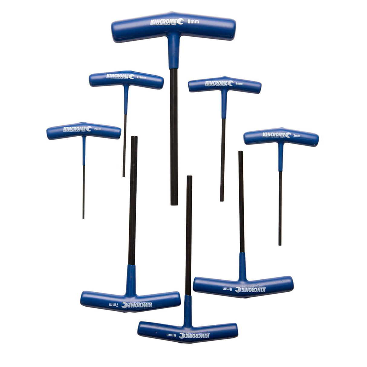 Kincrome 8 Piece T-Handle Hex Key Set - Metric