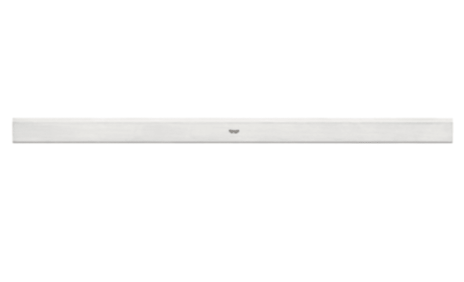 Starrett 24" steel straight edge with beveled edge, designed for accuracy in measuring and drawing straight lines.