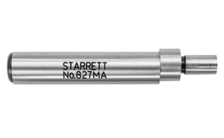 Starrett Edge Finder 827MA in protective case, designed for precise work location on various surfaces with high durability.