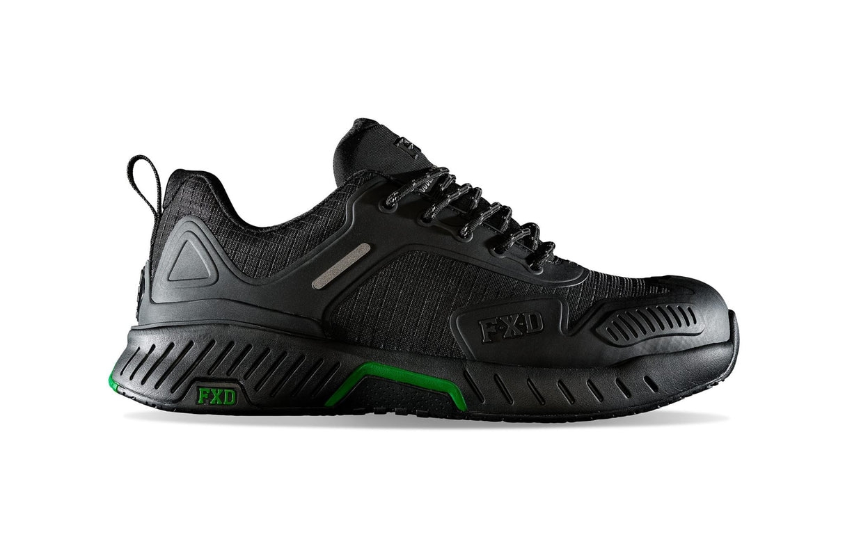 FXD, Safety Jogger, WJ-1 - Black/Black (Size: 08)