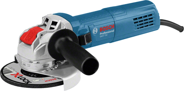 Bosch 750W 125mm X-Lock Angle Grinder GWX 750-125