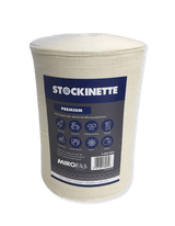 Premium white stockinette cleaning cloth roll (2.5kg) made of soft cotton, perfect for hygienic cleaning and car detailing.
