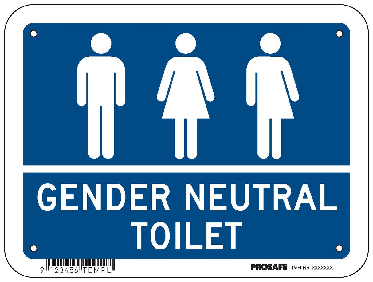 GENERAL INFO SIGN | GENDER NEUTRAL - Standard