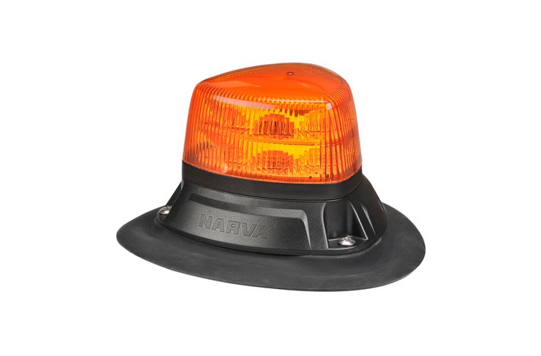 Aerotech Short Amber LED Strobe Magnetic Mount