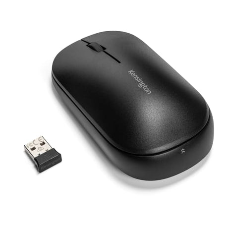 Kensington Suretrack 2.0 Bluetooth Mouse in black, featuring TOG sensor, 3 adjustable DPI settings, and ambidextrous design.