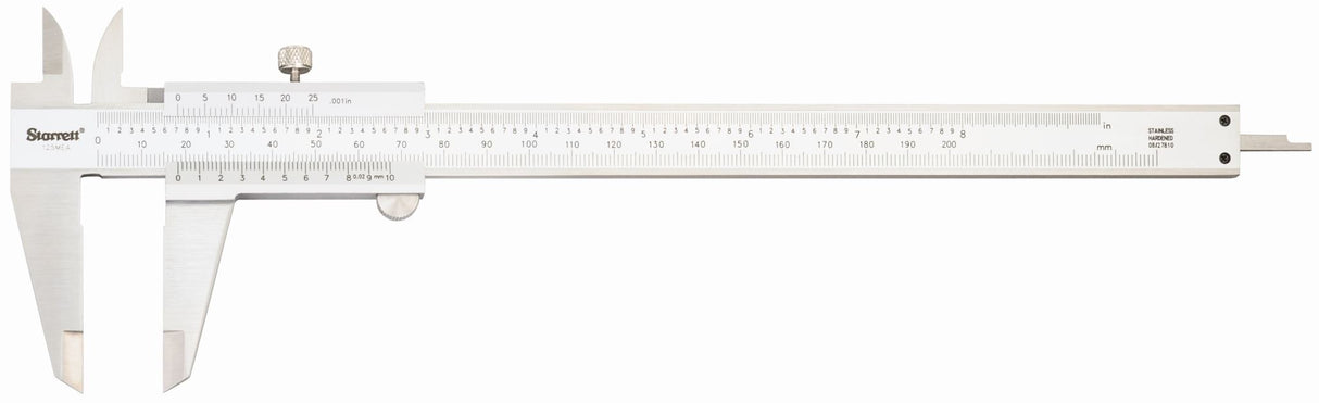 Starrett Vernier Caliper 125MEA-8/200 200mm