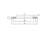 Slip-on Steel Plate Pipe Flange Table D & E-50mm (Each)
