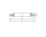 Slip-on Stainless Steel 316 Pipe Flange ANSI 150-80mm (Each)