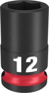 Milwaukee Shockwave Impact Duty Socket 3/8" Drive 12mm