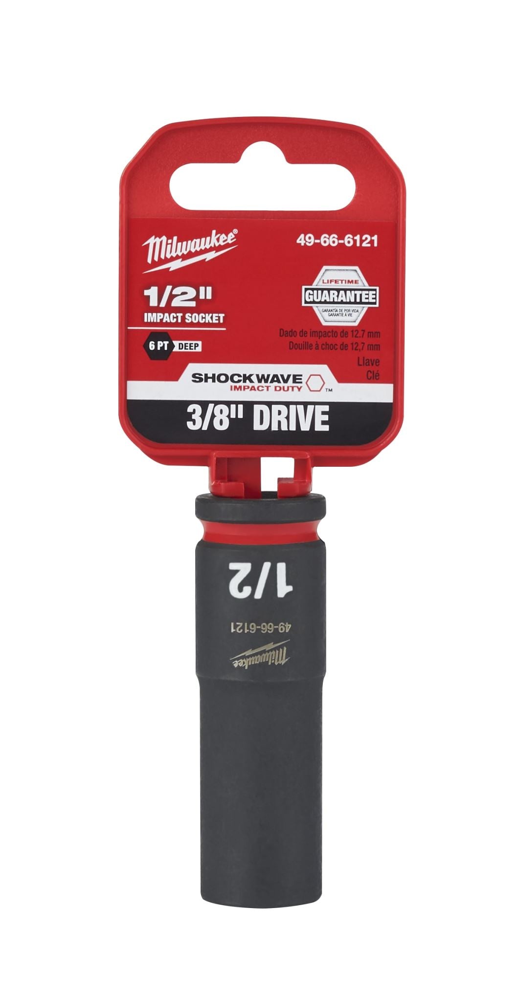 Milwaukee Shockwave Deep Impact Duty Socket 3/8"Dr 1/2"