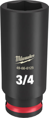 Milwaukee Shockwave Deep Impact Duty Socket 3/8"Dr 3/4"