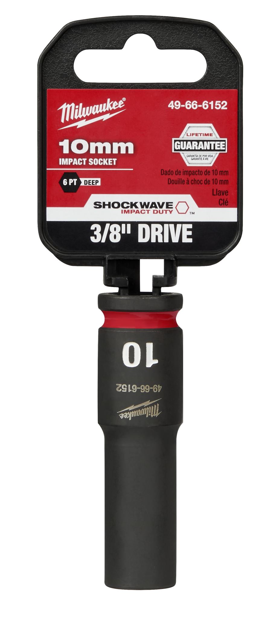 Milwaukee Shockwave Deep Impact Duty Socket 3/8"Dr 10mm
