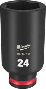 Milwaukee Shockwave Deep Impact Duty Socket 3/8"Dr 24mm