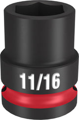 Milwaukee Shockwave Impact Duty Socket 1/2" Drive 11/16"