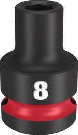 Milwaukee Shockwave Impact Duty Socket 1/2" Drive 8mm
