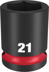 Milwaukee Shockwave Impact Duty Socket 1/2" Drive 21mm