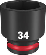 Milwaukee Shockwave Impact Duty Socket 1/2" Drive 34mm