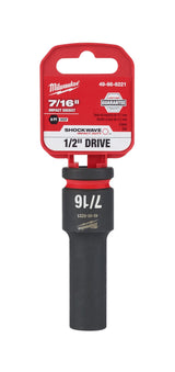 Milwaukee Shockwave Deep Impact Duty Socket 1/2"Dr 7/16"