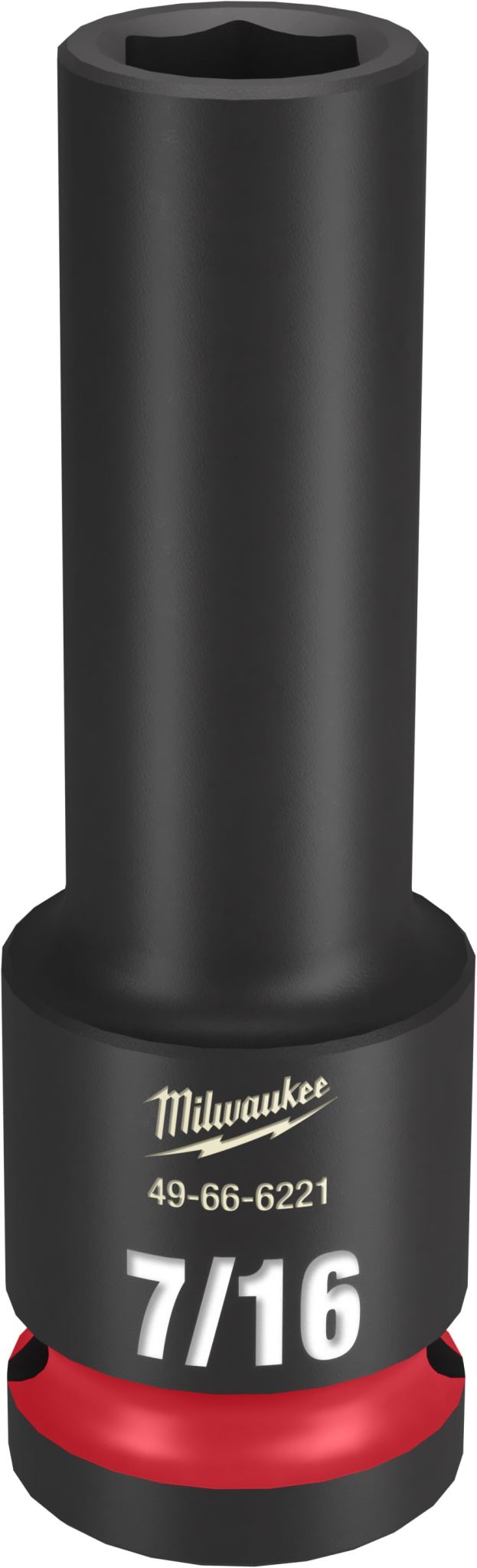 Milwaukee Shockwave Deep Impact Duty Socket 1/2"Dr 7/16"