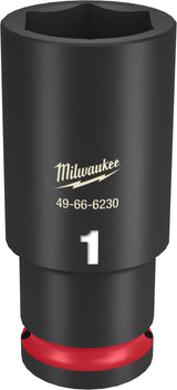 Milwaukee Shockwave Deep Impact Duty Socket 1/2"Dr 1"