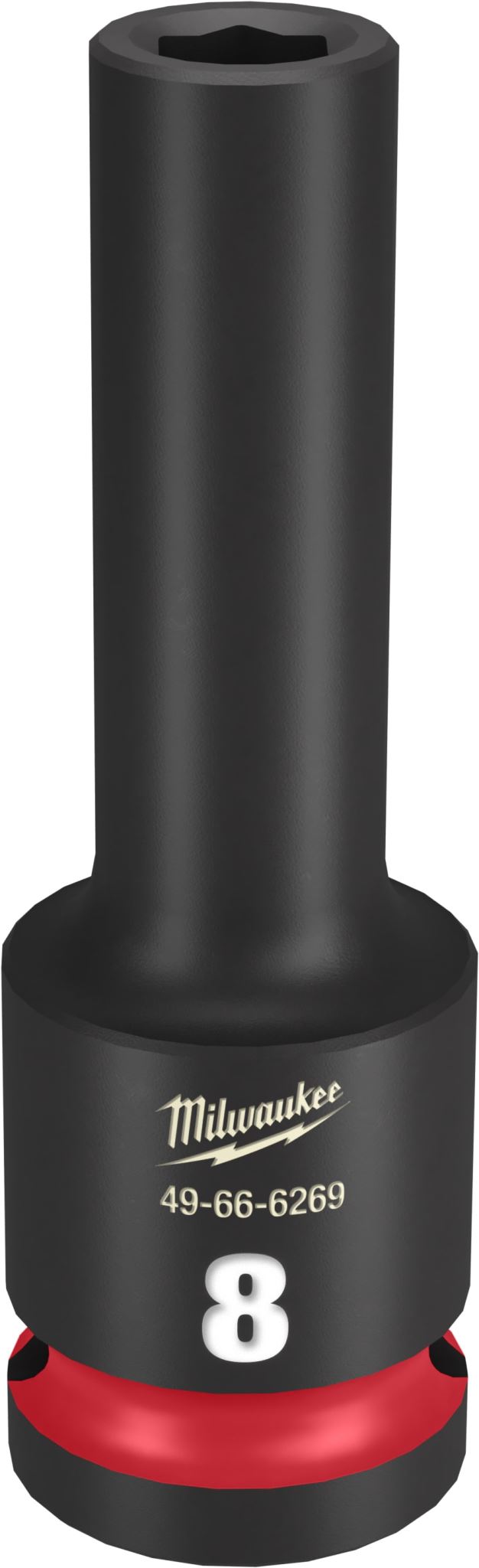 Milwaukee Shockwave Deep Impact Duty Socket 1/2"Dr 8mm