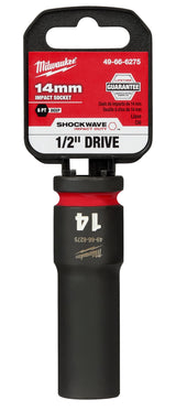 Milwaukee Shockwave Deep Impact Duty Socket 1/2"Dr 14mm