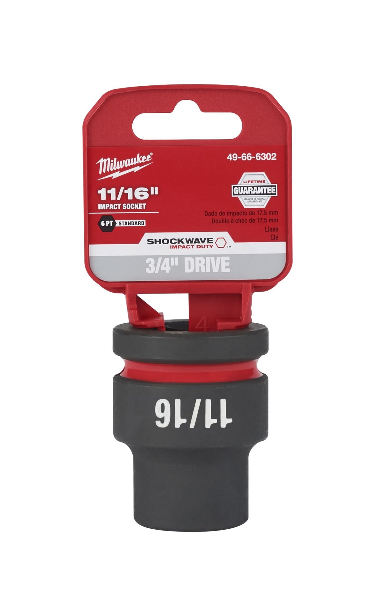 Milwaukee Shockwave Impact Duty Socket 3/4" Drive 11/16"