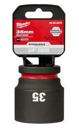 Milwaukee Shockwave Impact Duty Socket 3/4" Drive 35mm