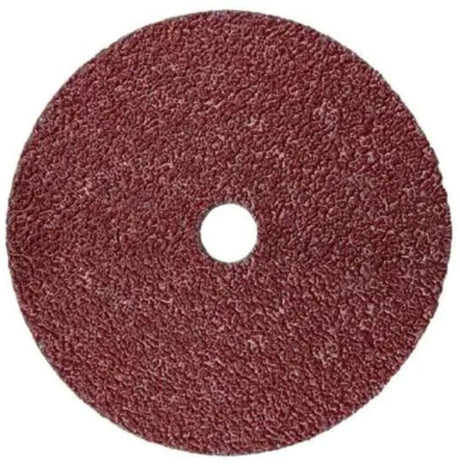 3M Fibre Disc 782C 36+ in a 25-pack, designed for rapid cutting on carbon steel, ideal for weld removal and finish blending.