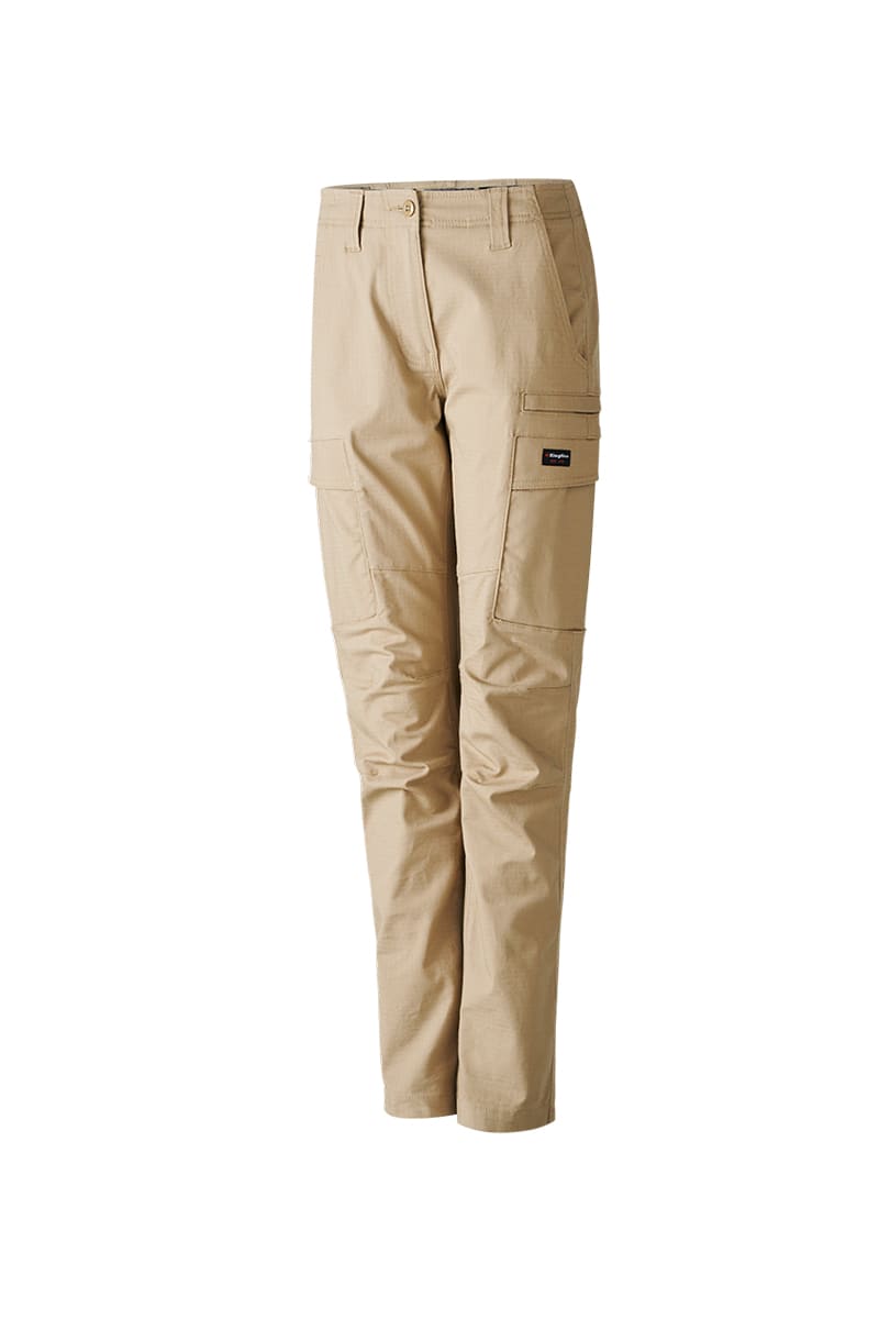 KingGee, Women's Workcool Pro Pant, K43012 Curved fit - Khaki - 22